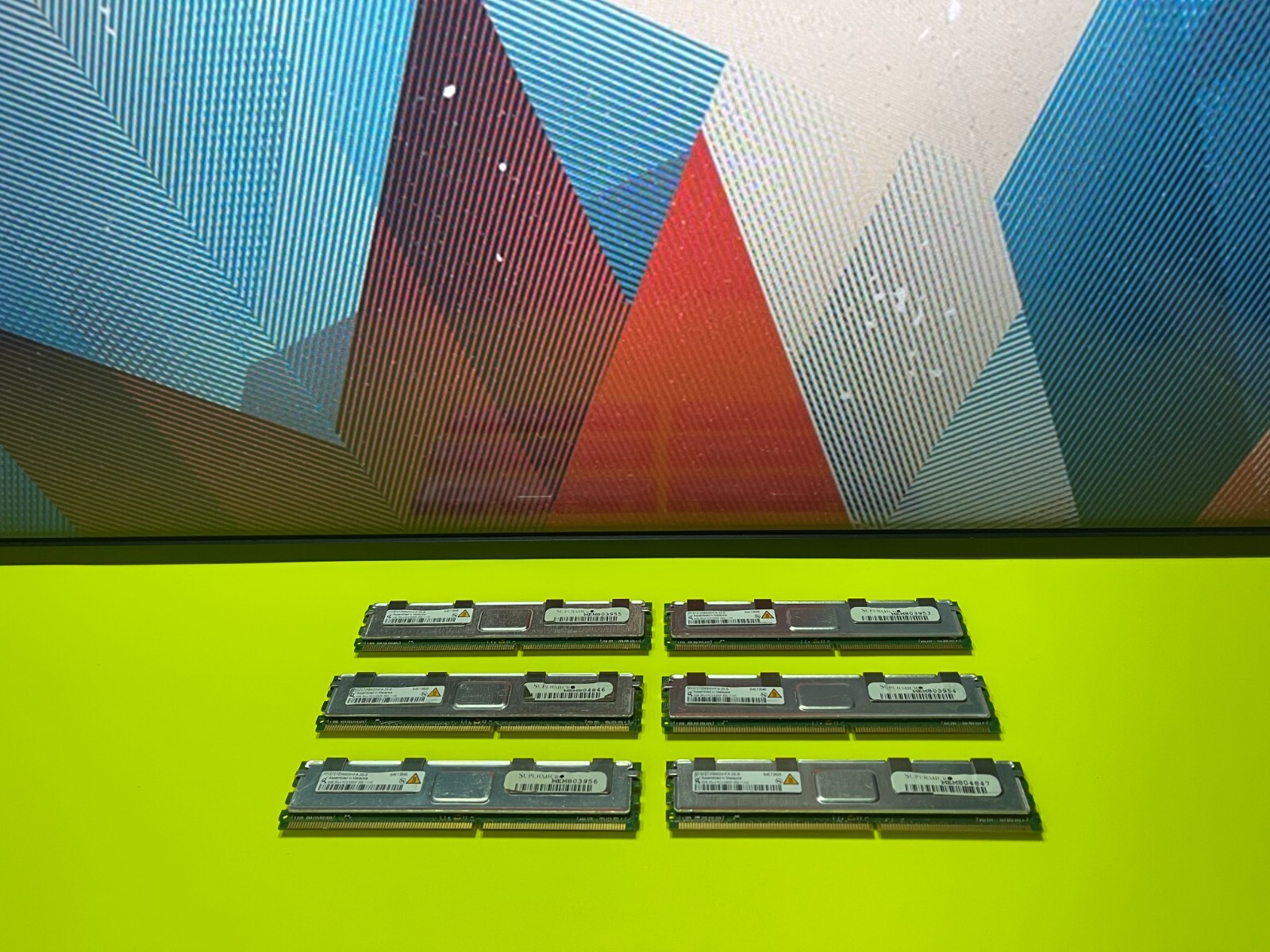 Qimonda 2GB PC2-5300F ECC DDR2 667MHz Server Memory HYS72T256920HFA-3S-B Qty:6x