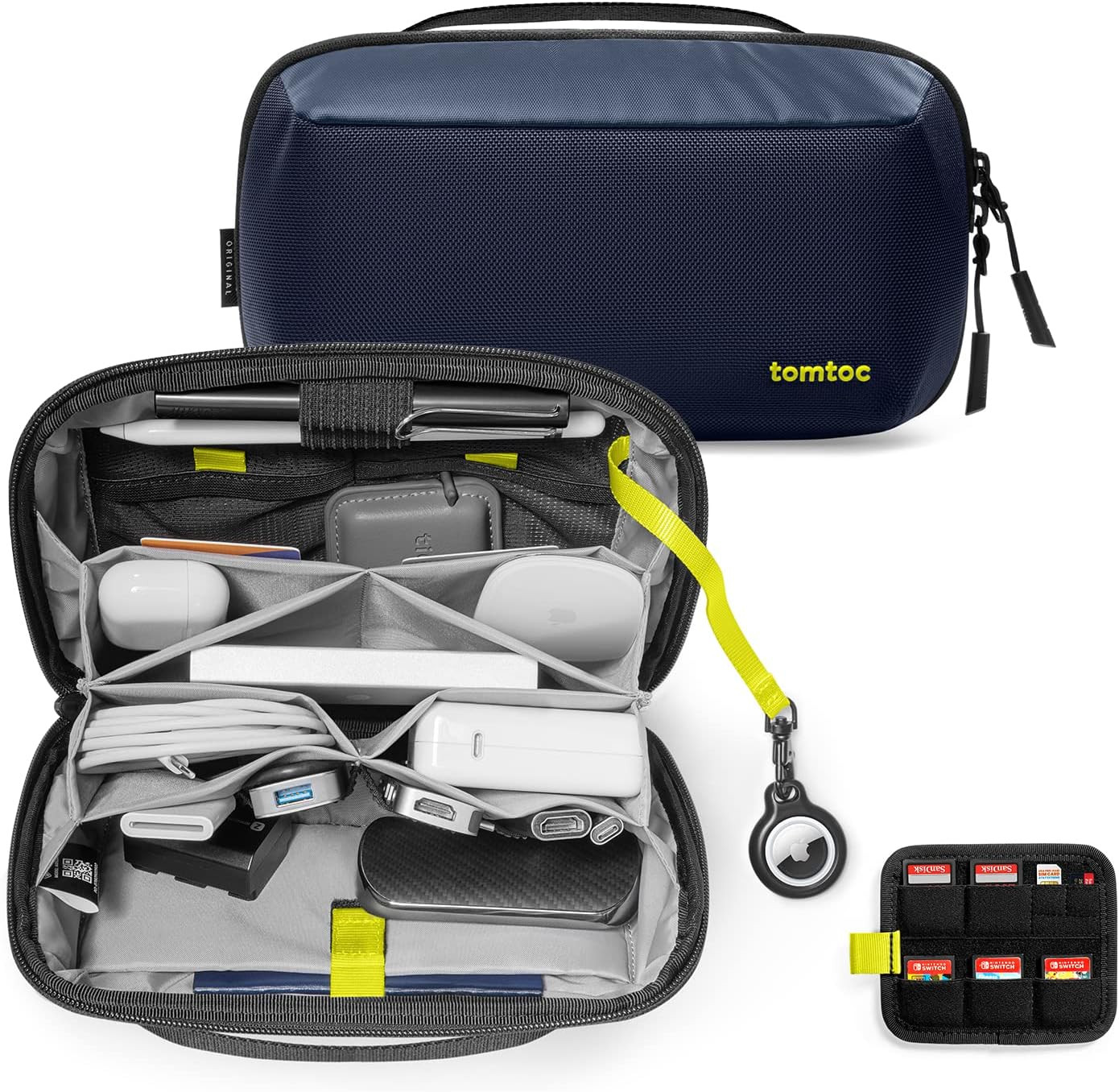Electronic Organizer Accessory Tech Pouch for Macbook Charger, Cables, Power Ban