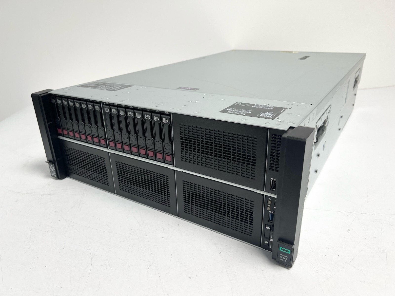HPE DL580 Gen10 4x 6254 72-Core 1.5TB-R P408I-P 16x 1.92TB SSD 4x 800W 4U Server