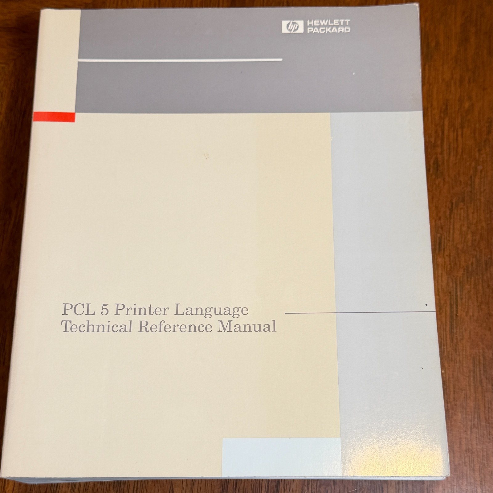 HP PCL 5 Printer Language Technical Reference Manual 5961-0509 1992 1st Ed