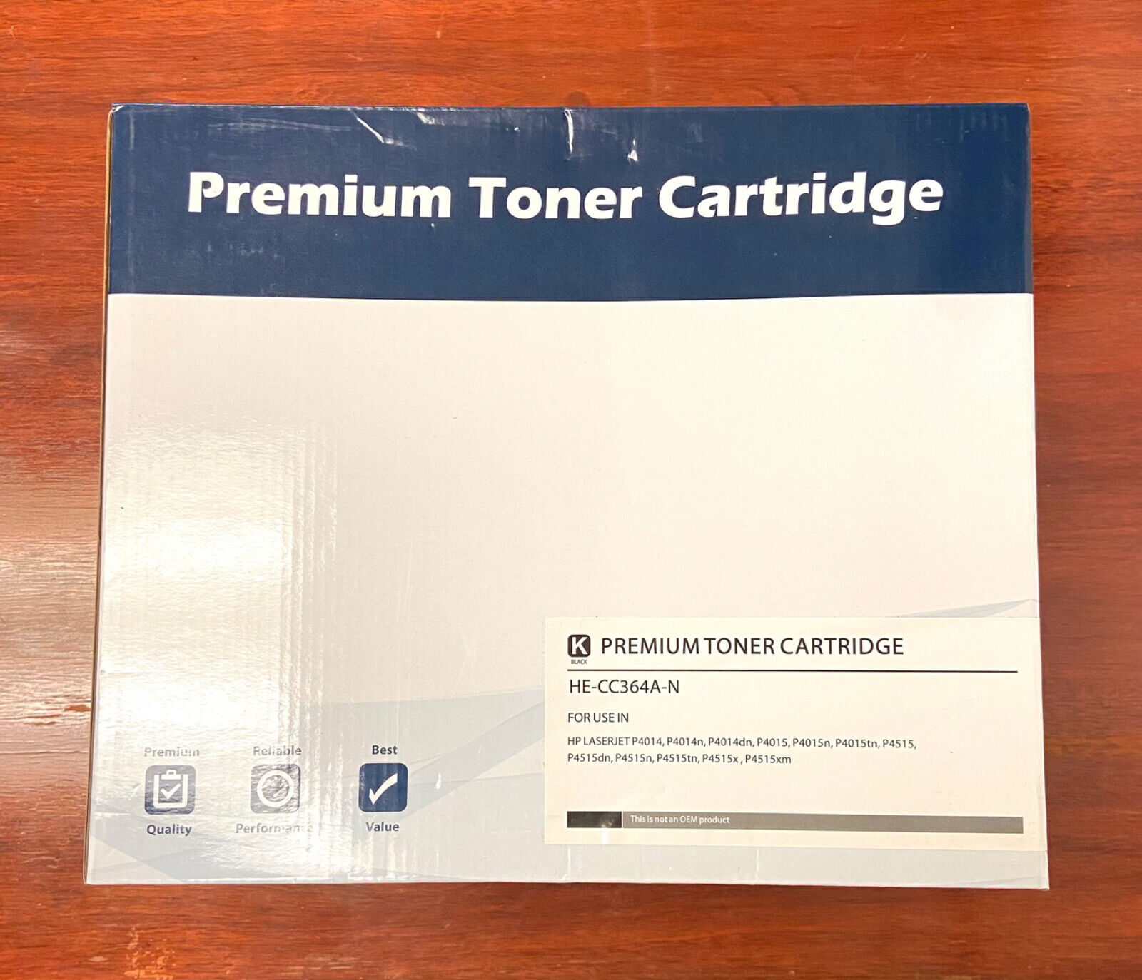 NEW  Premium Black Toner Cartridge (HE-CC364A-N) - Replacement for CC364A, 64A