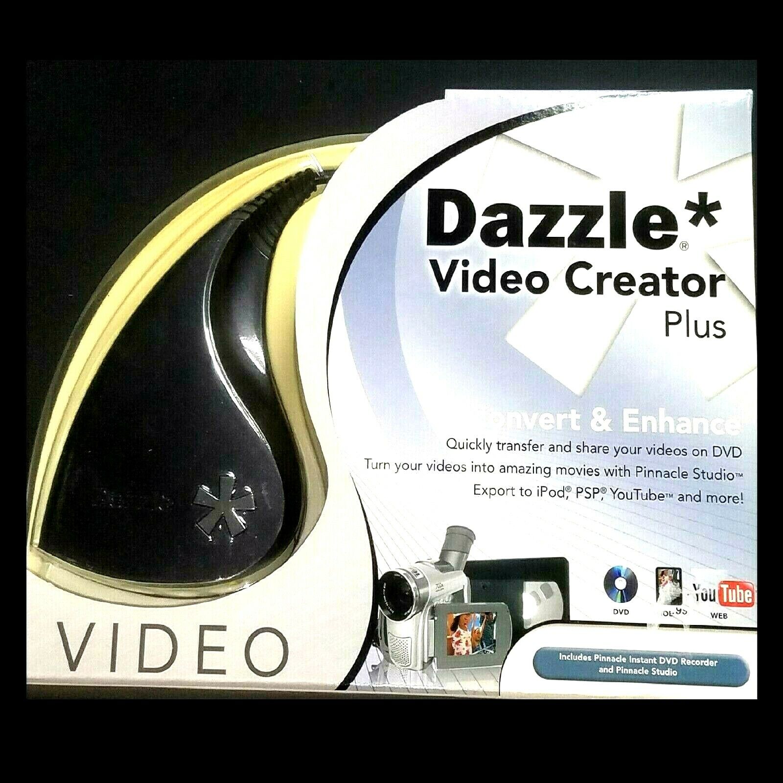 Dazzle Video Creator Plus - DVD Converter VHS RCA Pinnacle Software Home movies