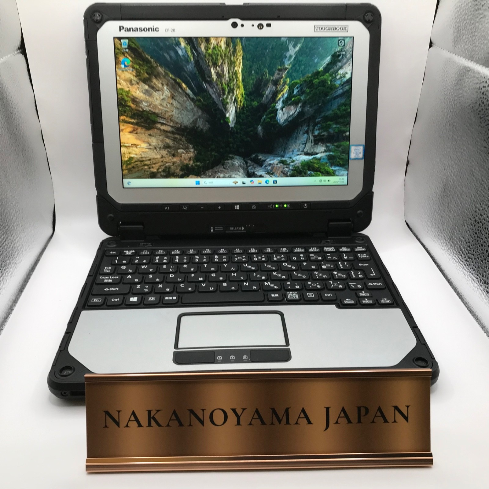 Panasonic TOUGHBOOK CF-20 Core i5-7Y57 128GB Touch Panel Very Good F/S Japan