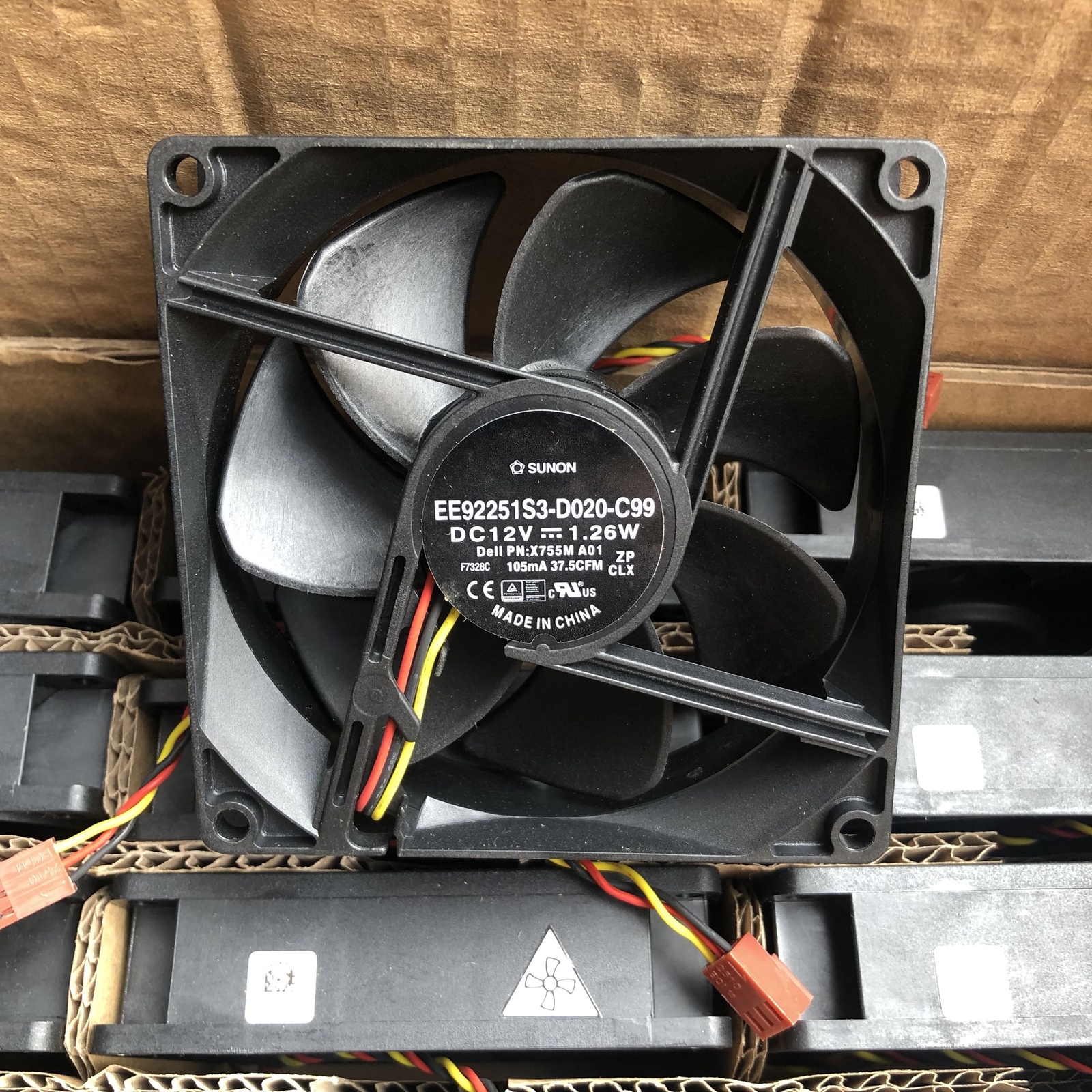 SUNON EE92251S3-D020-C99 90*90*25MM 12V 1.26W 3Pin Cooling Fan