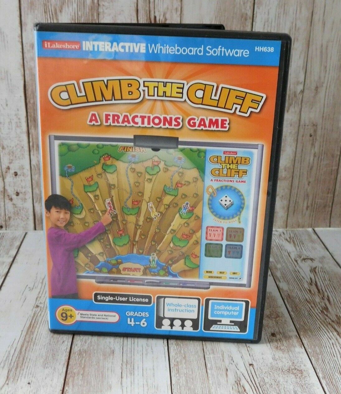 Lakeshore iLakeshore Interactive Whiteboard Software PC Climb Cliff Fractions 