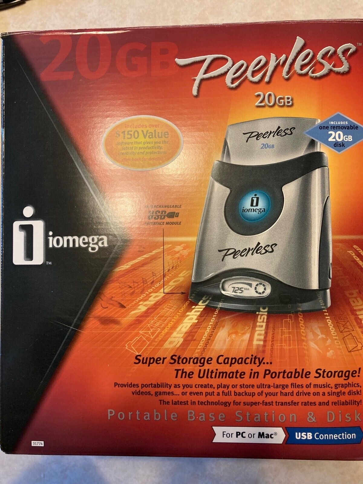 Iomega Peerless 20GB Complete System