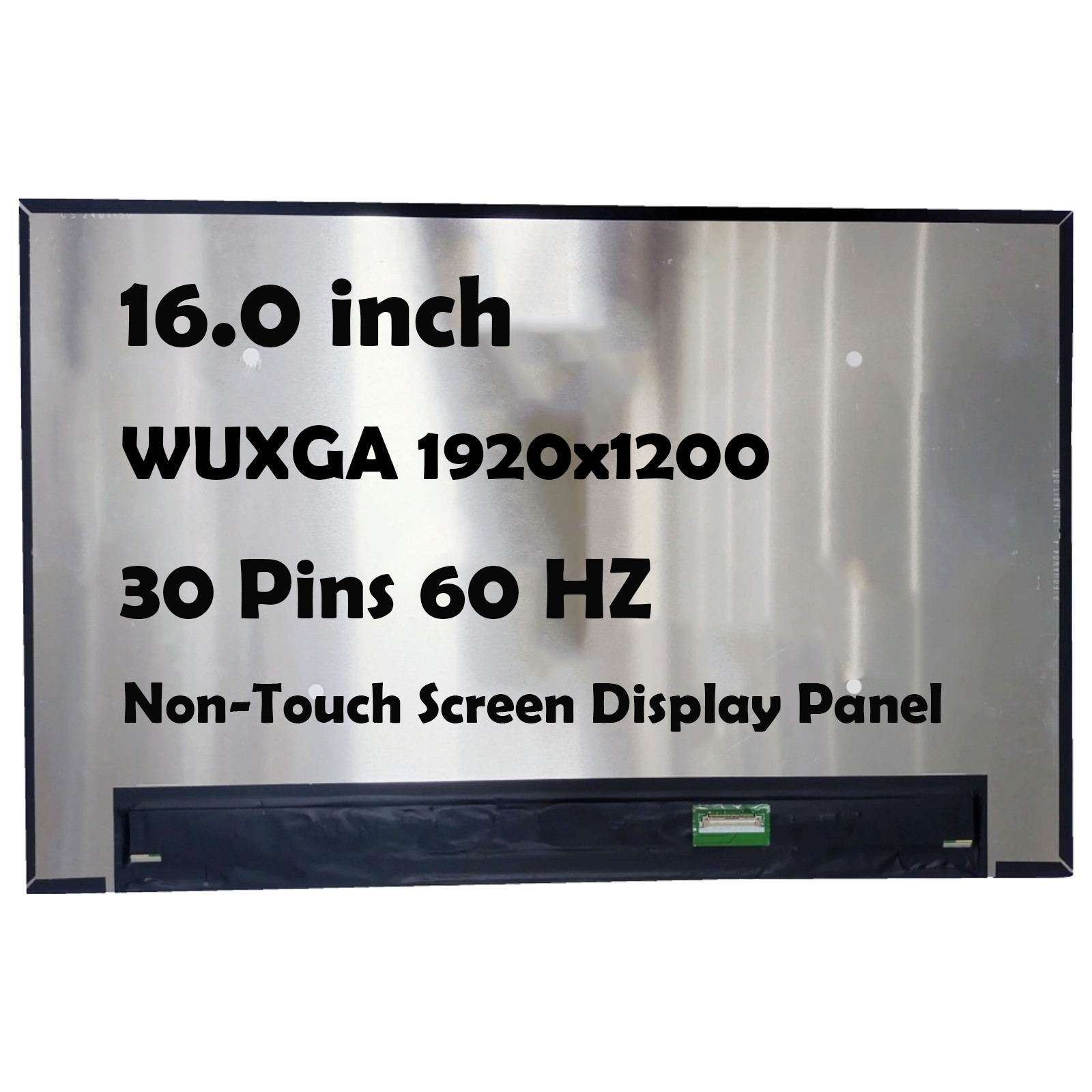 16" WUXGA LCD Display Screen Panel B160UAN04.4 AUOFFAC AUOF6AD AUOCFAE 30 pins