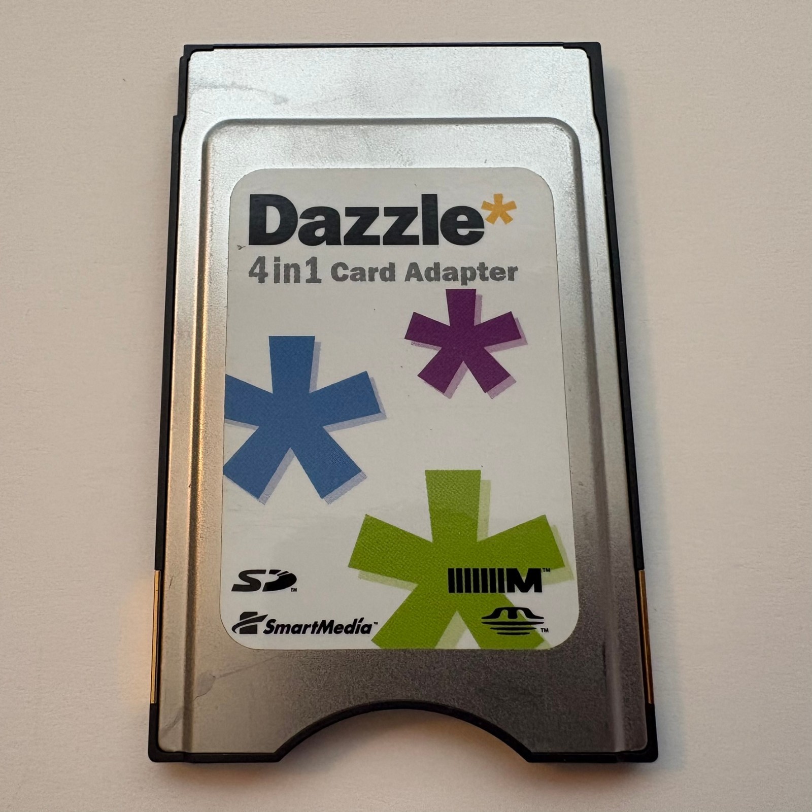 Dazzle 4-in-1 PCMCIA PC Card Adapter SD SmartMedia MS MMC Legacy Laptop Vintage