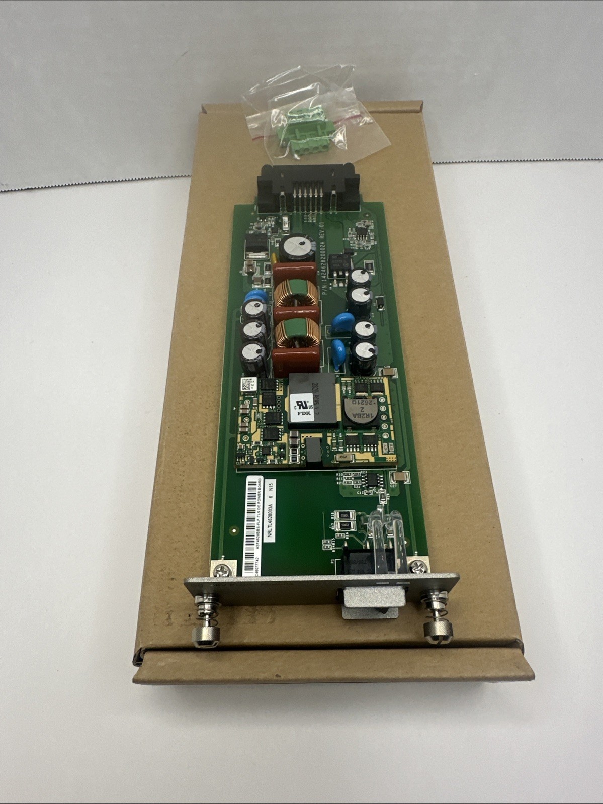 Telco Systems TM-7124S-DCPS 48V PSU W/DC Feed Power Supply Module