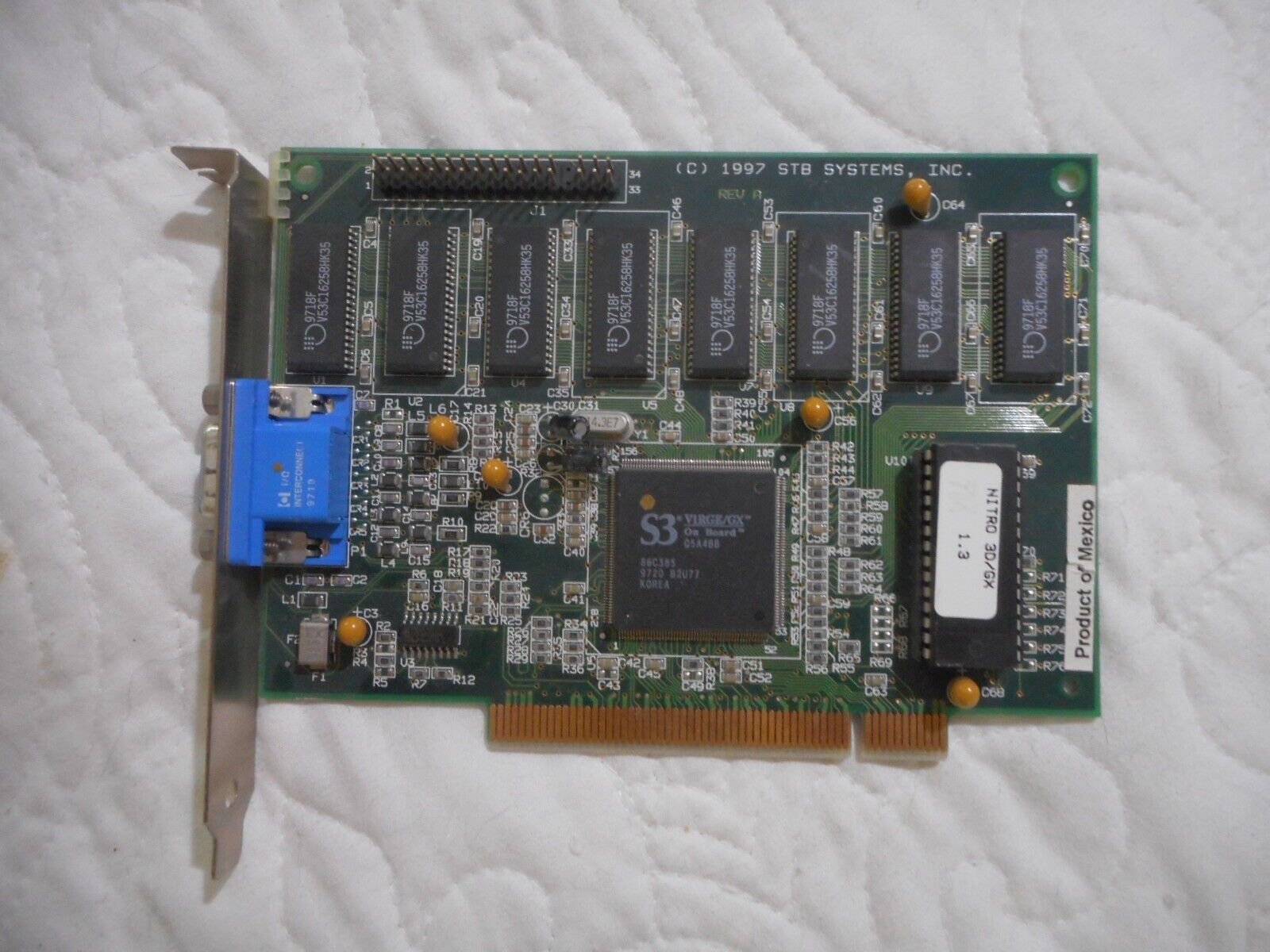 STB Systems 1X0-0489-505, 210-0262-00X, Video Card