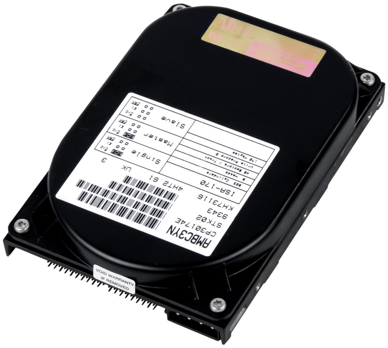 HARD DRIVE CONNER CP30174E 170MB 3800RPM 32KB CACHE ATA PATA IDE 3.5" inch