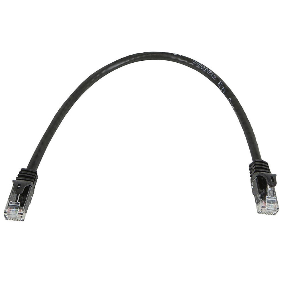 0.5FT CAT6 RJ45 Ethernet LAN Network Patch Cable UTP Copper Wire 24AWG Black