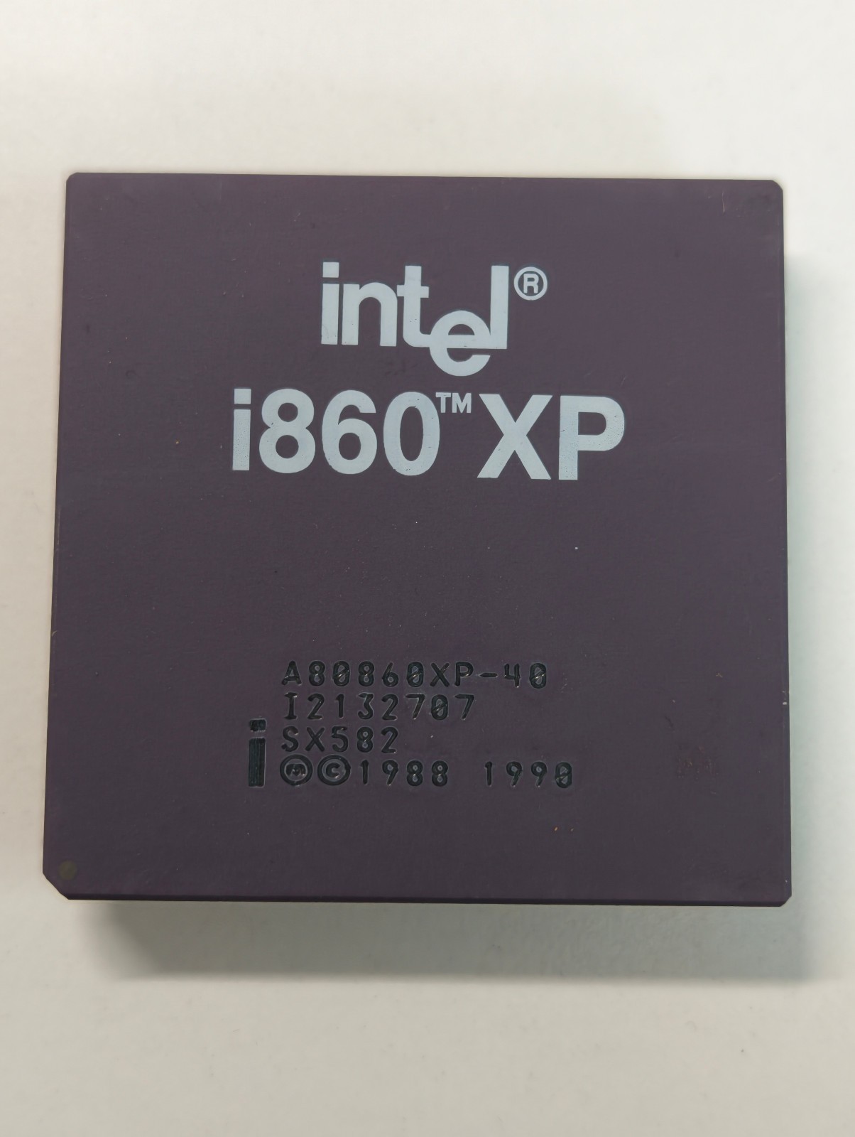Vintage Intel i860 A80860XP-40 SX582 RISC CPU Ceramic RARE SSpec Retro Computing