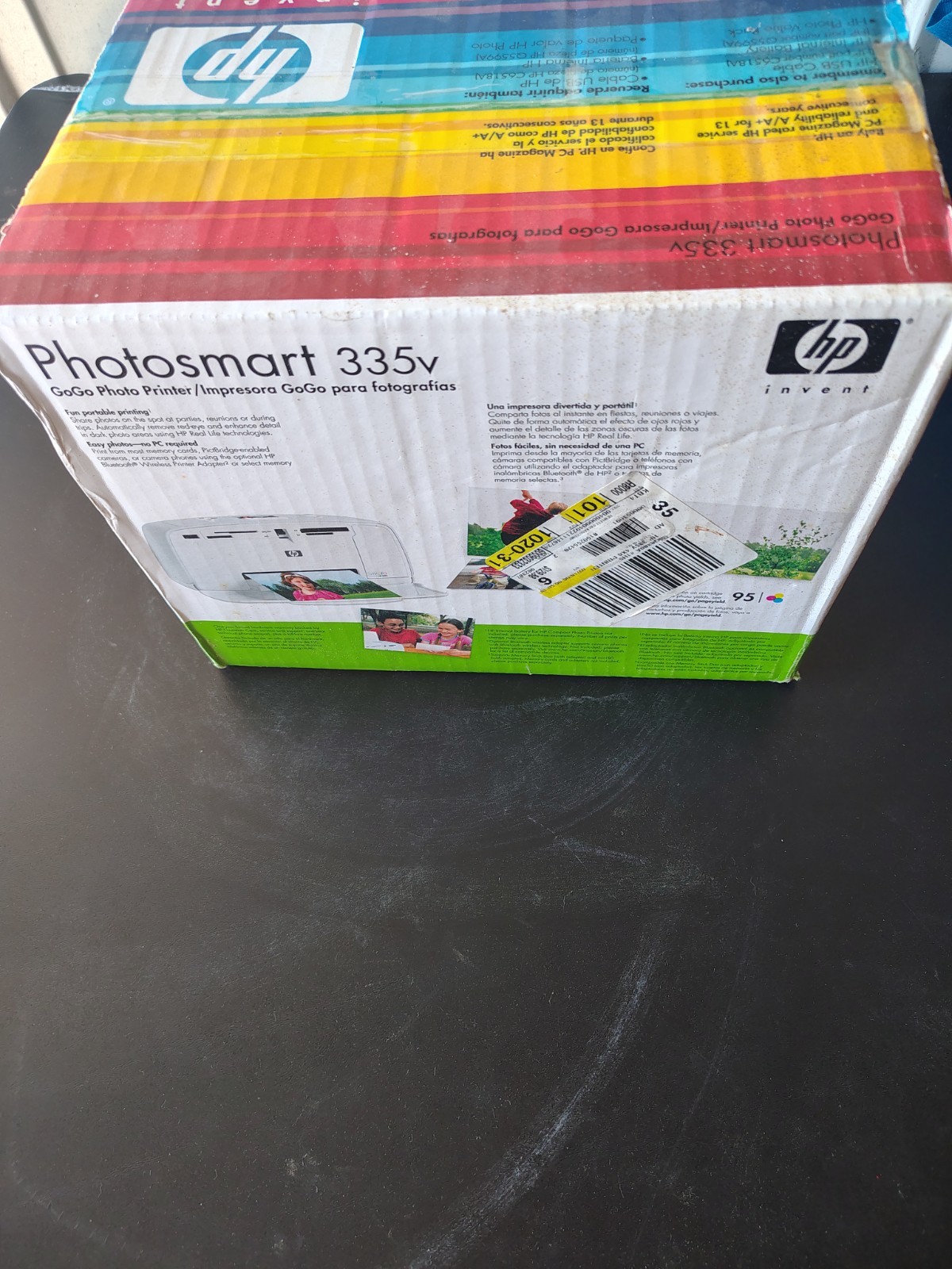 HP PhotoSmart 335 v "GoGo" Photo Printer - New in box sealed 