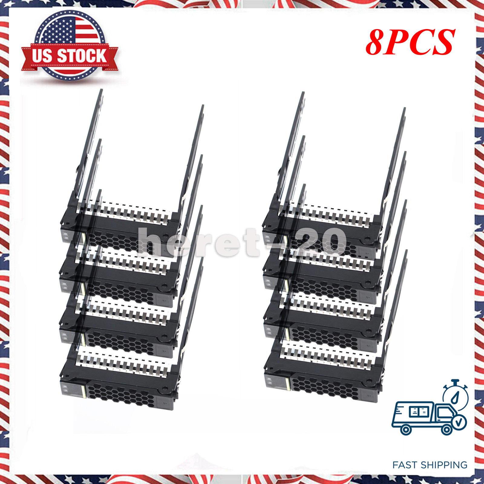 8PCS New For V3 2.5" Hard Drive Caddy Tray for RH2288HV3 2200V3 RH5885H