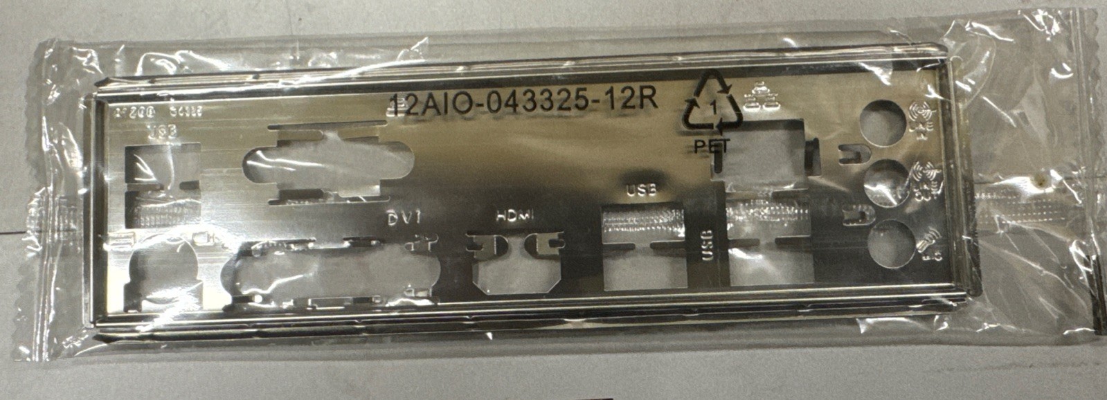 I/O Shield For GIGABYTE GA-B85M-DS3H-A & GA-B85M-D3V PLUS Motherboard Backplate