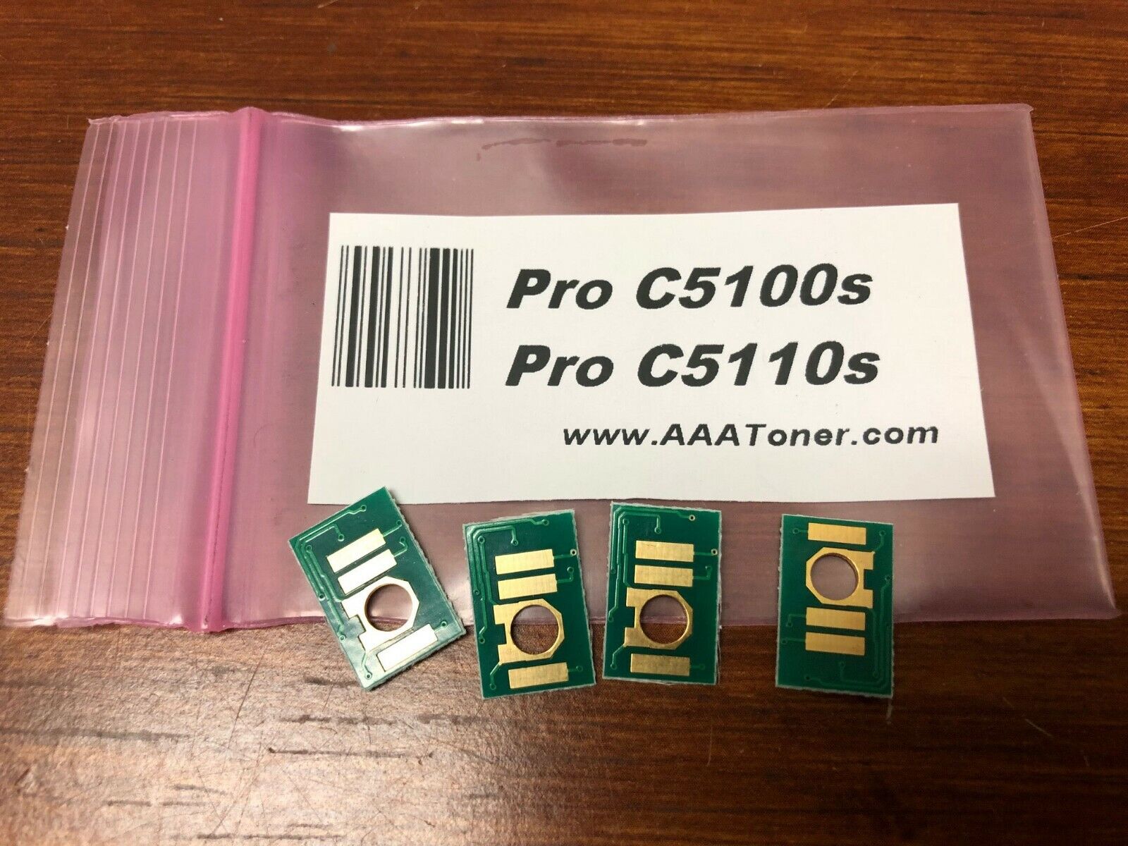 Toner Chips for Ricoh Pro C5100s, Pro C5110s - 4pk (828350 ~ 828353) Refill