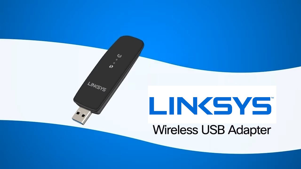 LINKSYS Wireless-N USB N300 Network Adapter (AE1200) New