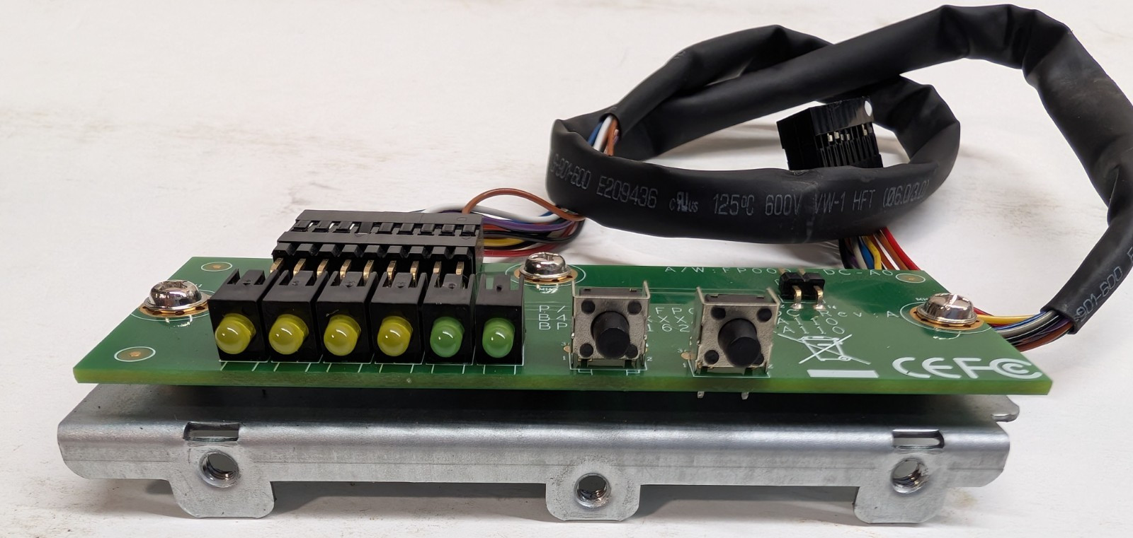 Chenbro DB-FP0001-DC Front Panel LED Power Reset Switch Board AT2GD12301
