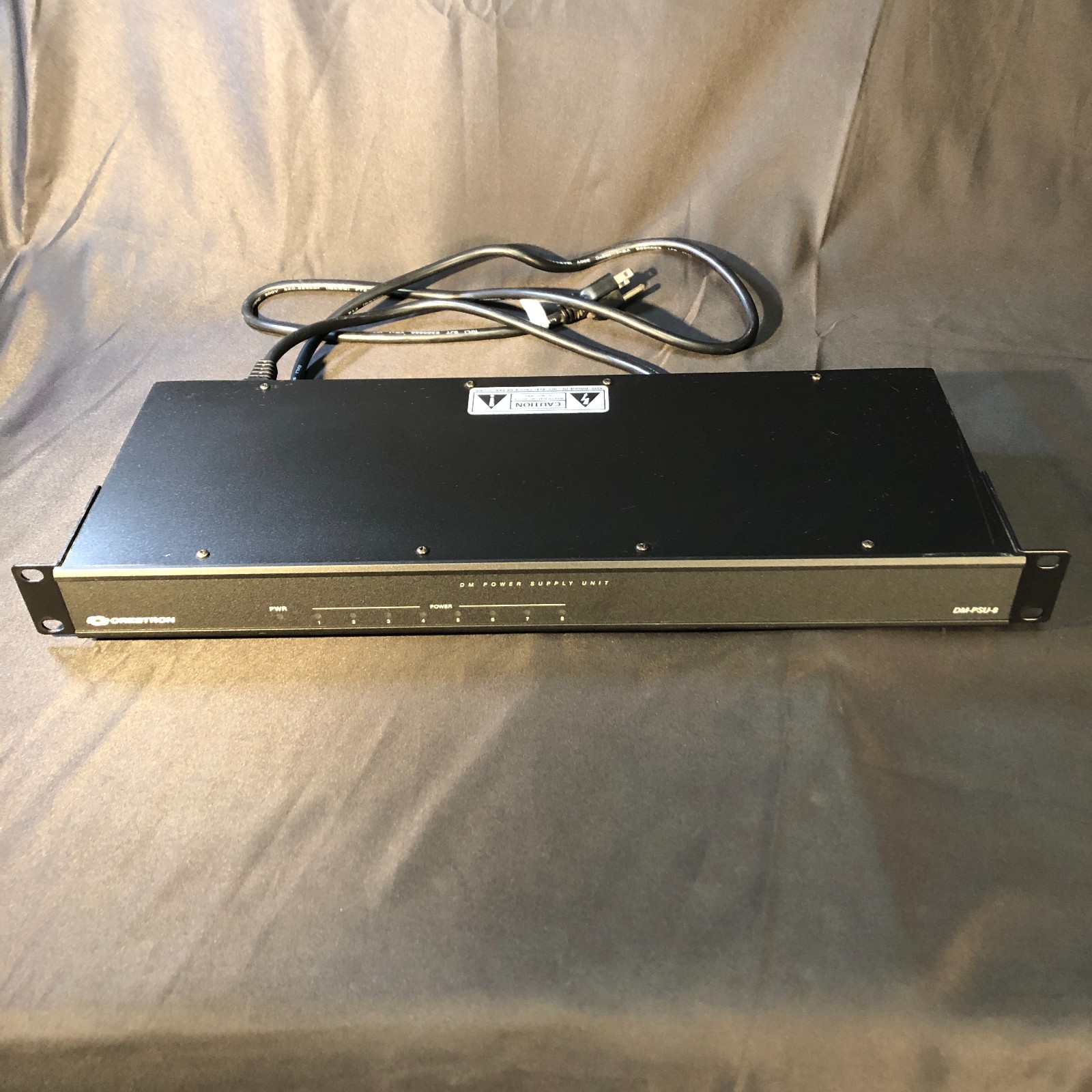 Crestron DM-PSU-8 8 Port PoDM Power Supply For DM 8G+ 6505822 w/ Power Cord