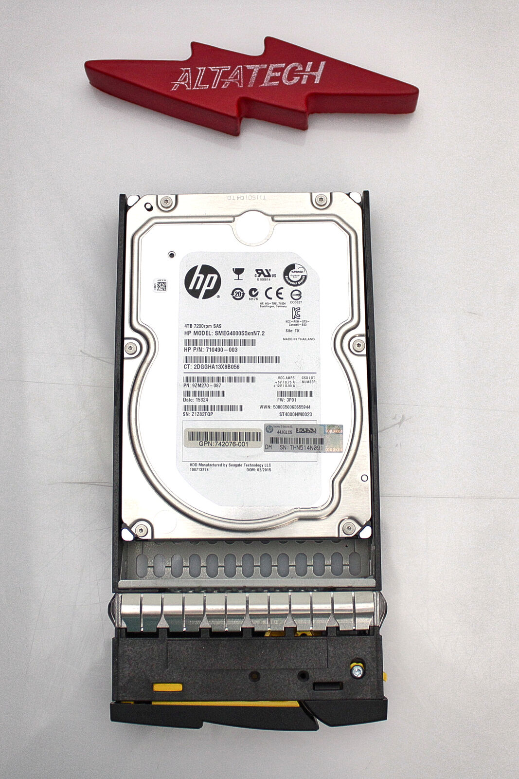 HP 750795-001 4TB 6G 7.2K LFF SAS NL HDD Hard Disc Drive 3PAR M6720