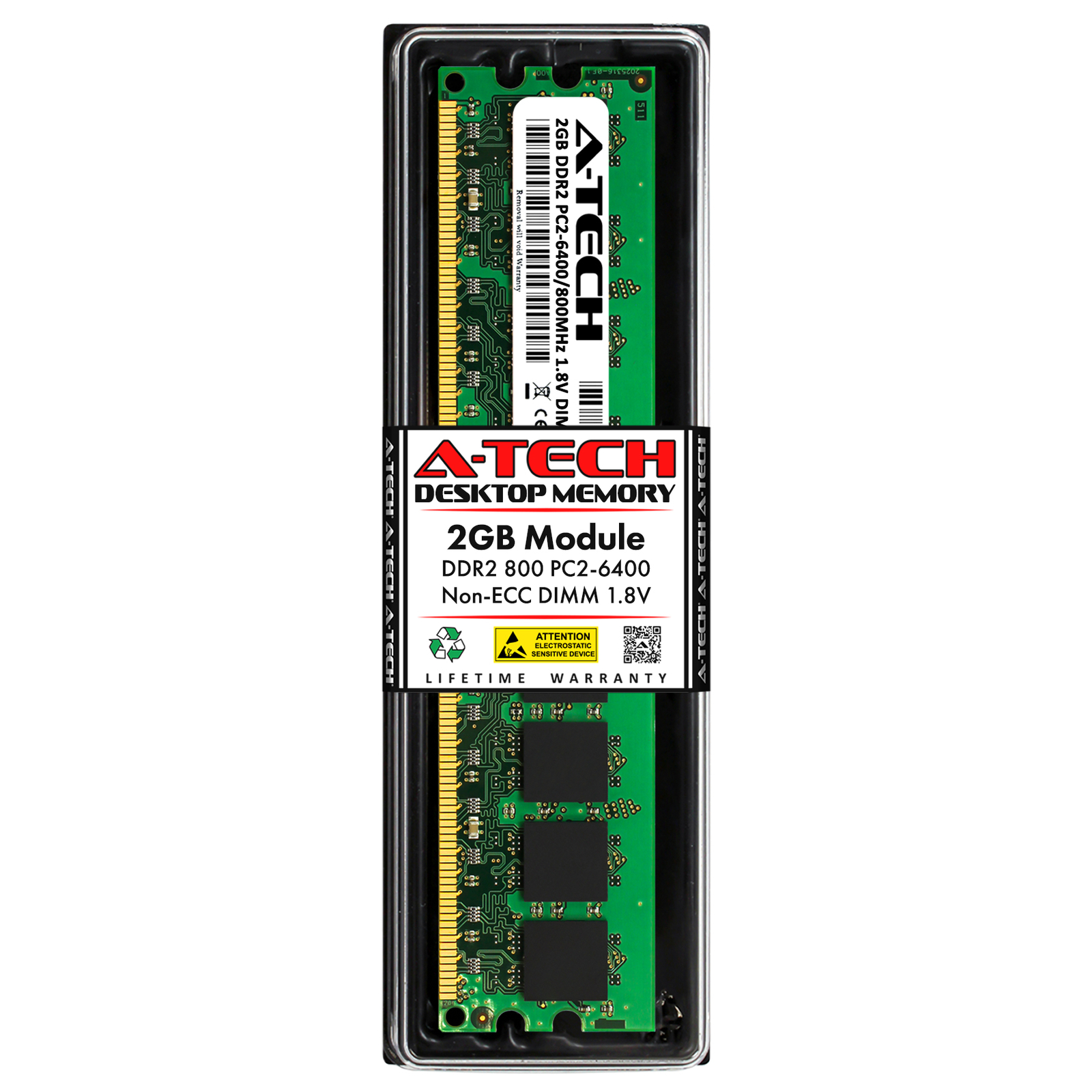 2GB DDR2 PC2-6400 DIMM (Replacement for OCZ OCZ2P8004GK) Desktop Memory RAM