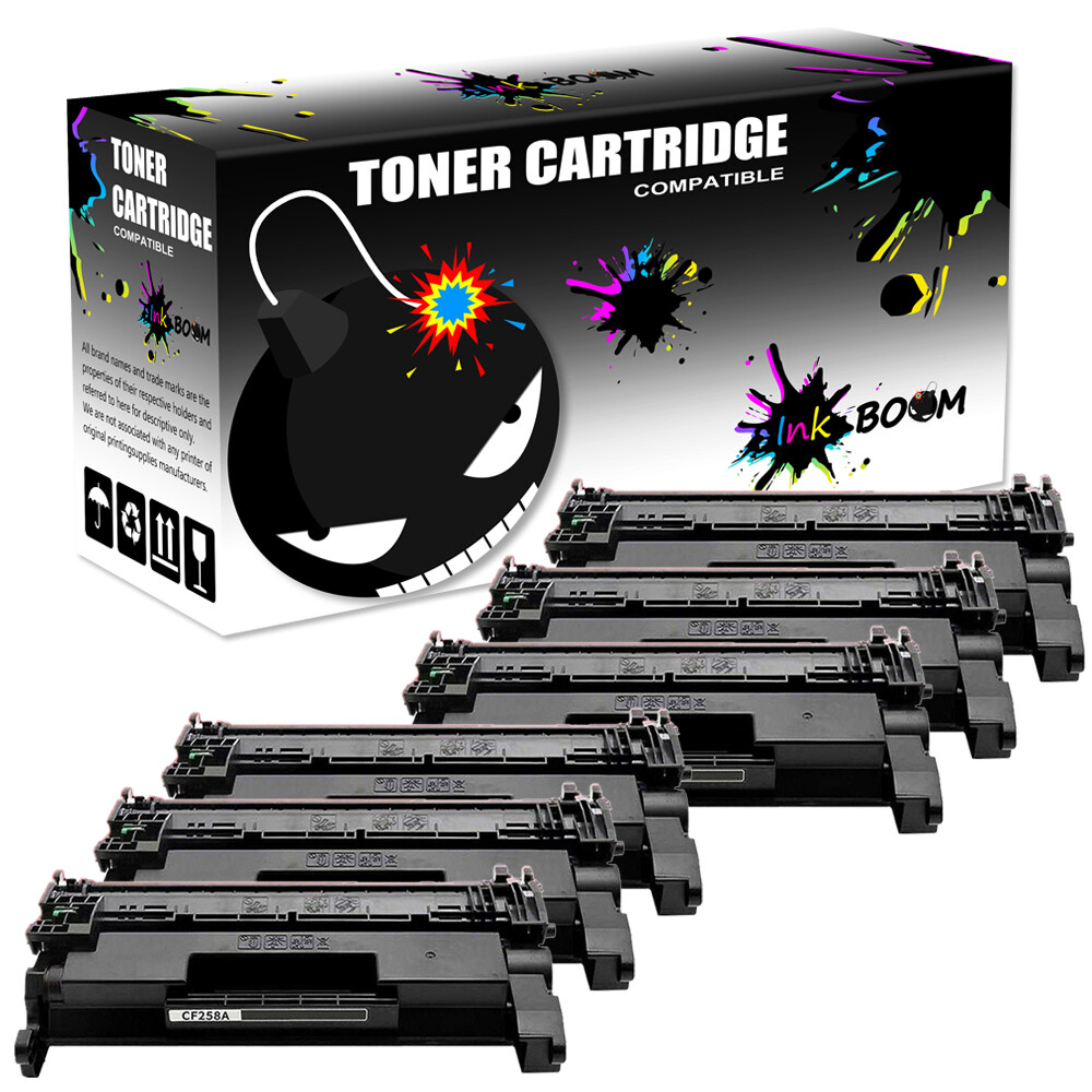 6BK Toner Cartridge replace for HP CF258A NO-CHIP LaserJet M404n MFP M428fdw