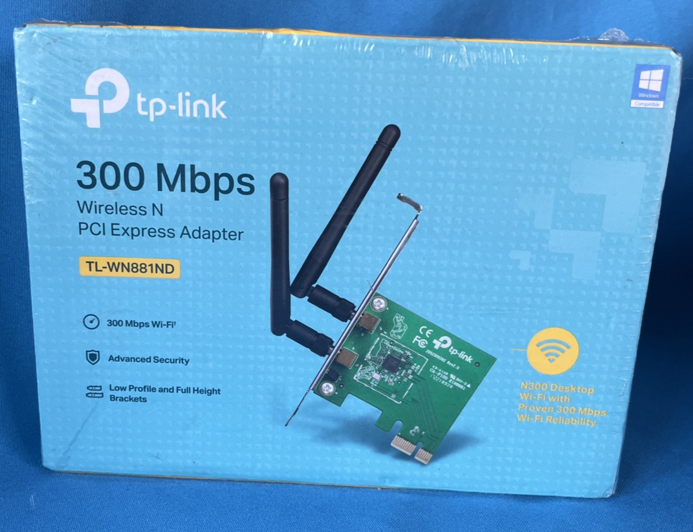 TP-Link 300 Mbps Wireless N PCI Express Adapter