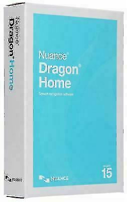 Nuance Dragon Home 15 - New Retail Box, DC09A-GG4-15.0