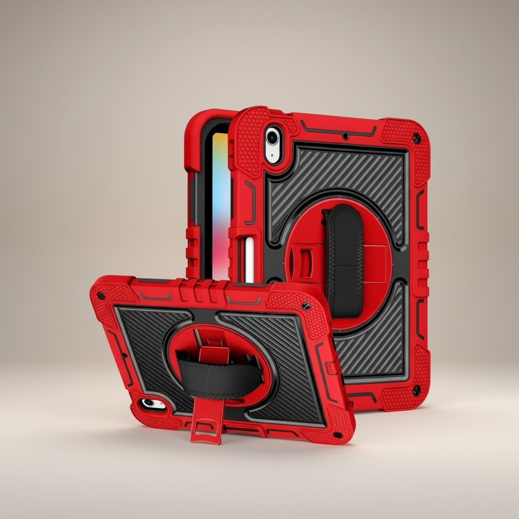 Rotating Shockproof Stand Case Cover iPad 10th Generation Heavy Duty Folio