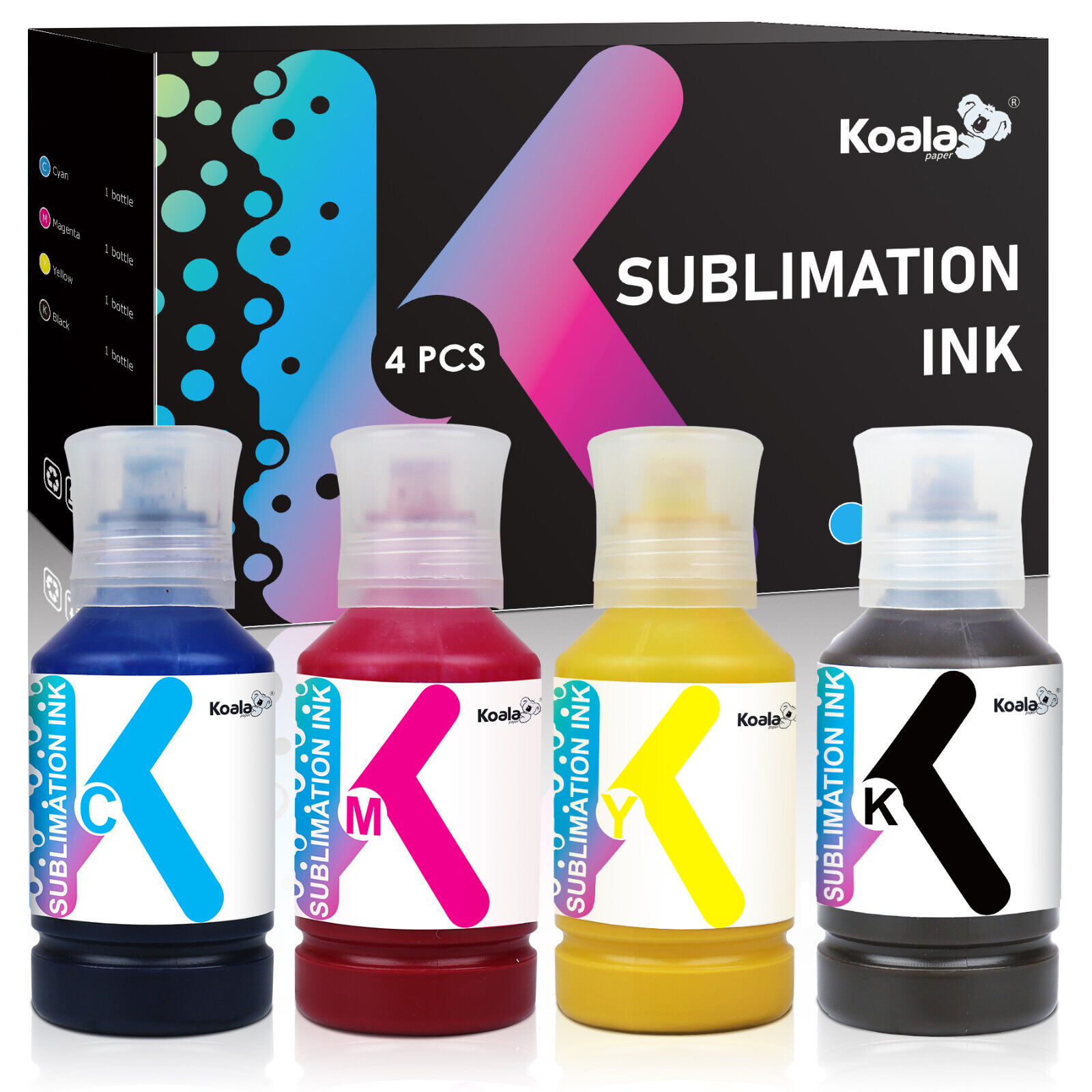 Koala Sublimation Ink for Surecolor F170 F570 F530 F500 ET-2400 ET-2803 Ecotank