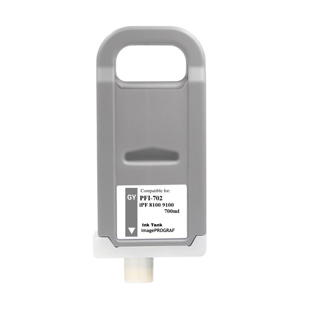 PFI-702  Gray  Ink Cartridge for Canon ImagePrograf 8100 9100 PFI702GY