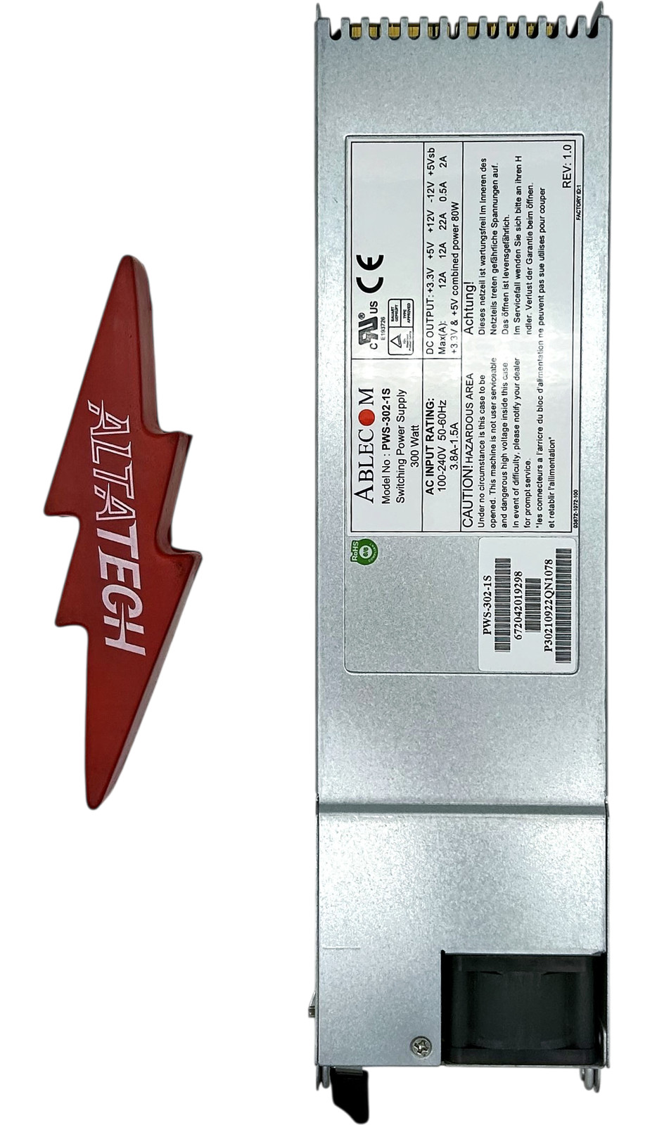 SuperMicro PWS-302-1S 300W 1U POWER SUPPLY