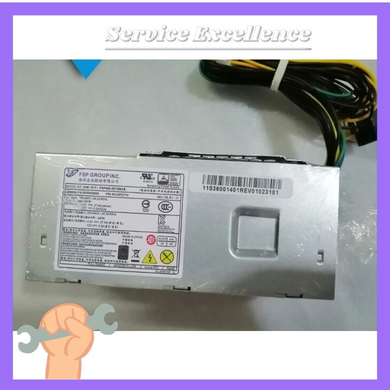 FSP450-20TGBAB 00PC774 One for Lenovo M310 M410 M428 M510 Power Supply 450W Used