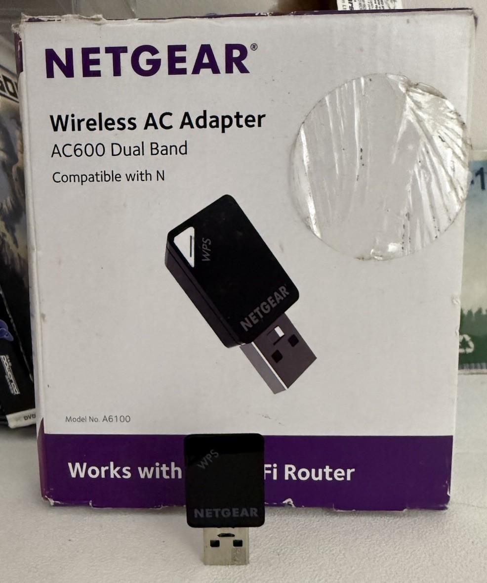NETGEAR AC600 Wi-Fi USB 2.0 Mini Adapter for Desktop PC - Black
