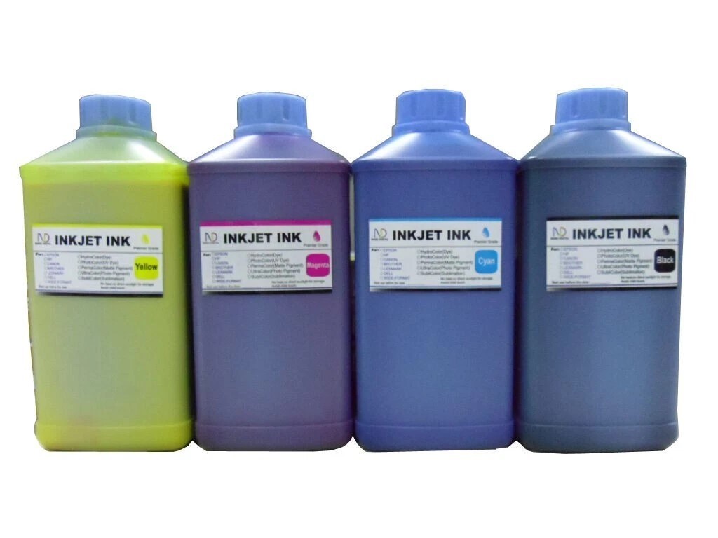 4Liter ND® Pigment Ink for Canon PFI-050 Ink Bottle imagePROGRAF TC-20 TC-20M...