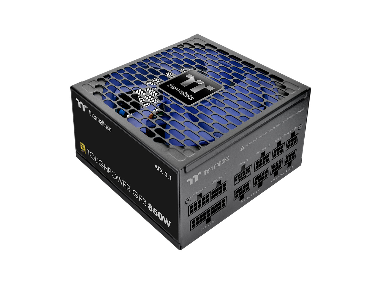 Thermaltake Toughpower GF3 850W; ATX 3.1; Native PCIe 5.1 12V-2x6; Flat Cables;