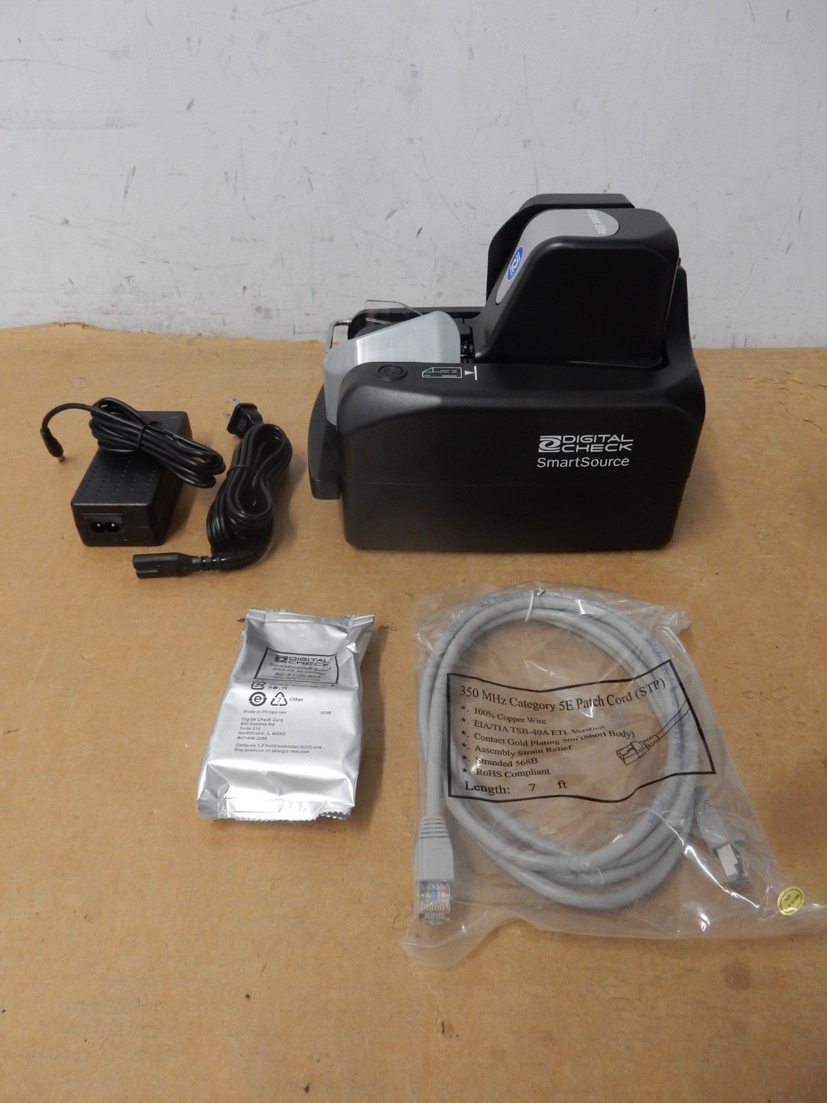 DIGITAL CHECK SSX1-ELITE SmartSource Expert Elite Check Scanner w/AC Adapter