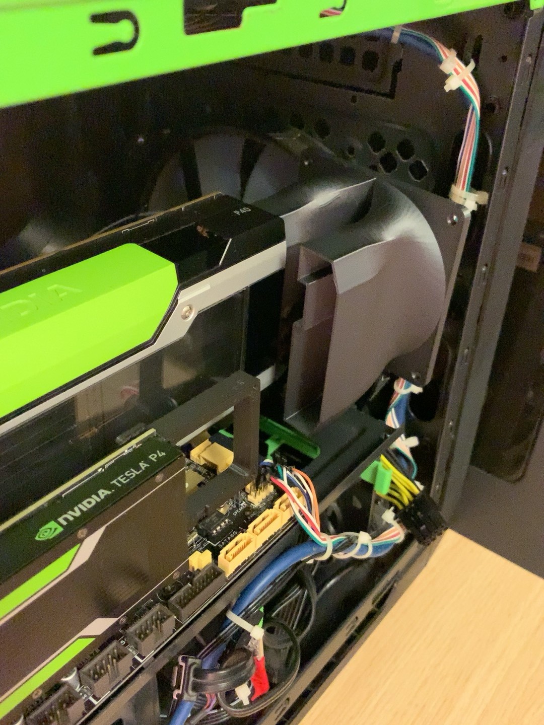 Dual Fan Cooling Mod Kit For NVIDIA Tesla P40 M40 GPU | 80mm 92mm 120mm Optional