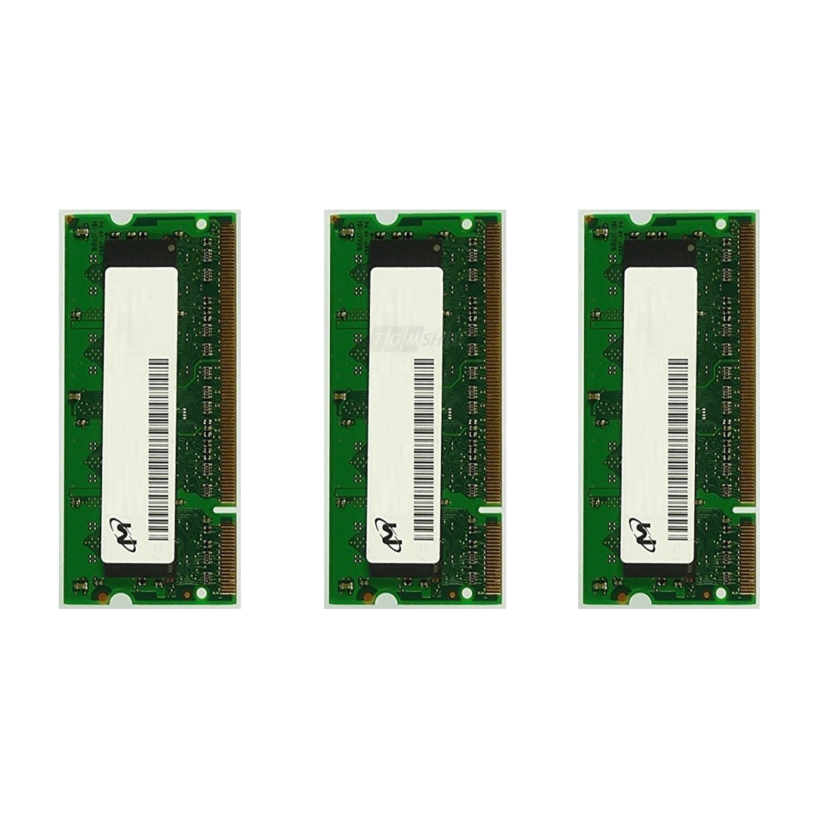 Multipack 3x256MB Micron MT4HTF3264HY-667B3 - PC2-5300S Memory Bar RAM