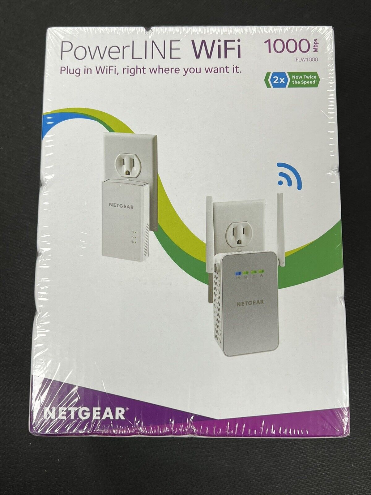 NETGEAR Powerline WiFi (PLW1000-100NAS) - 1000 mbps Wi-Fi Gigabit Port **NEW**