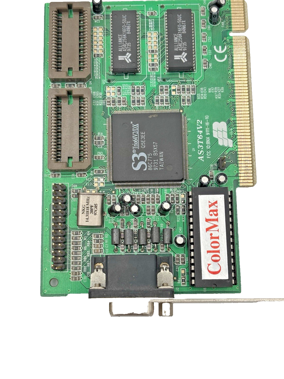 S3 Trio64 V2 DX PCI VGA ColorMax Graphics Card DOS WINDOWS Untested