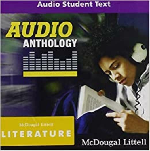 McDougal Littell Literature Audio Anthology Grade 6 PC MAC MP3 CD student text