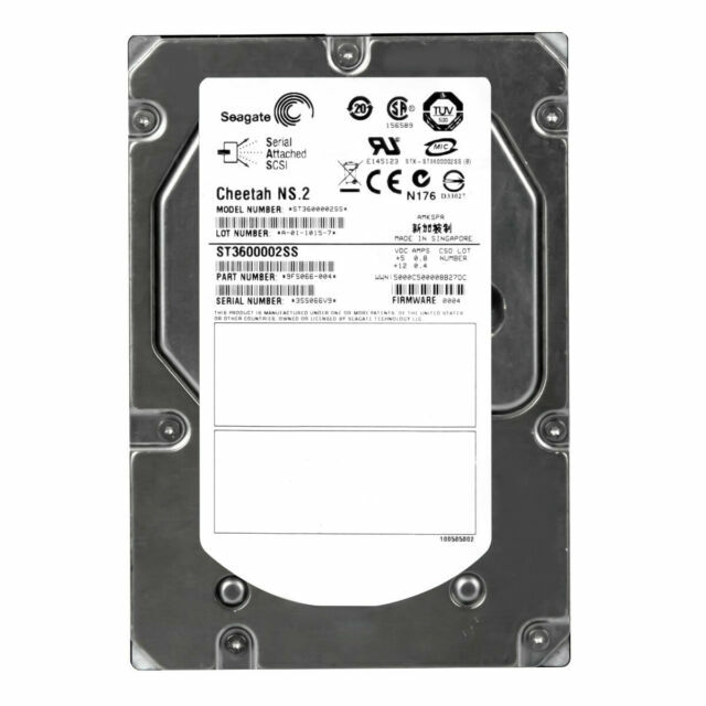 Seagate Cheetah NS.2 600GB, Internal, 10000RPM, 3.5" (ST3600002SS) Hard Drive