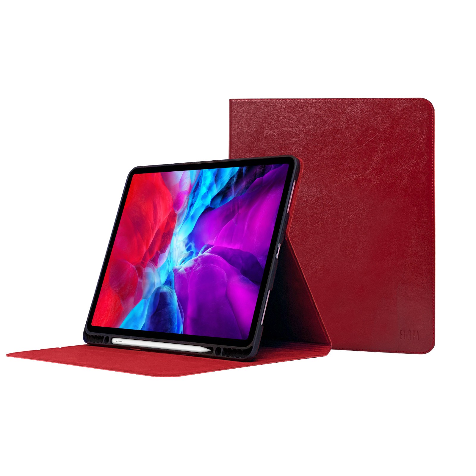 iPad Air 11 (M4) Case - 2026 - Genuine Leather - Pencil Holder -Sleep/Wake
