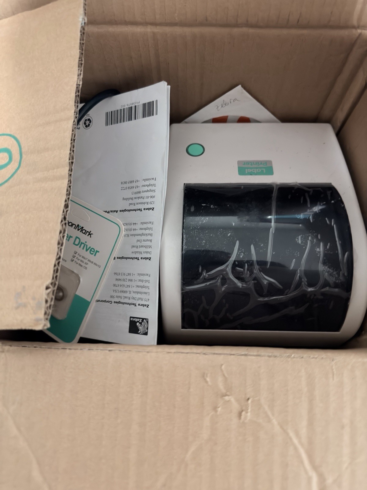 Zebra GC420D Thermal Barcode Receipt Label Printer