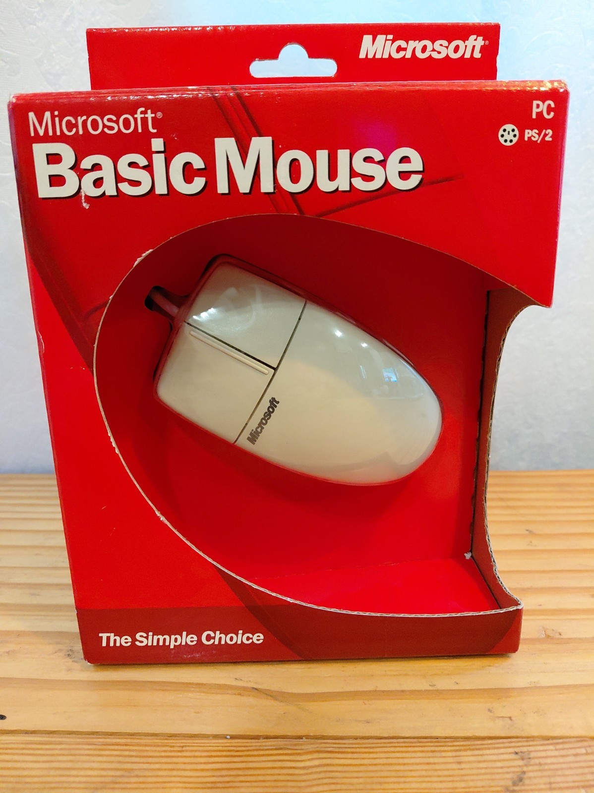 New In Box Microsoft Basic Mouse Unused.