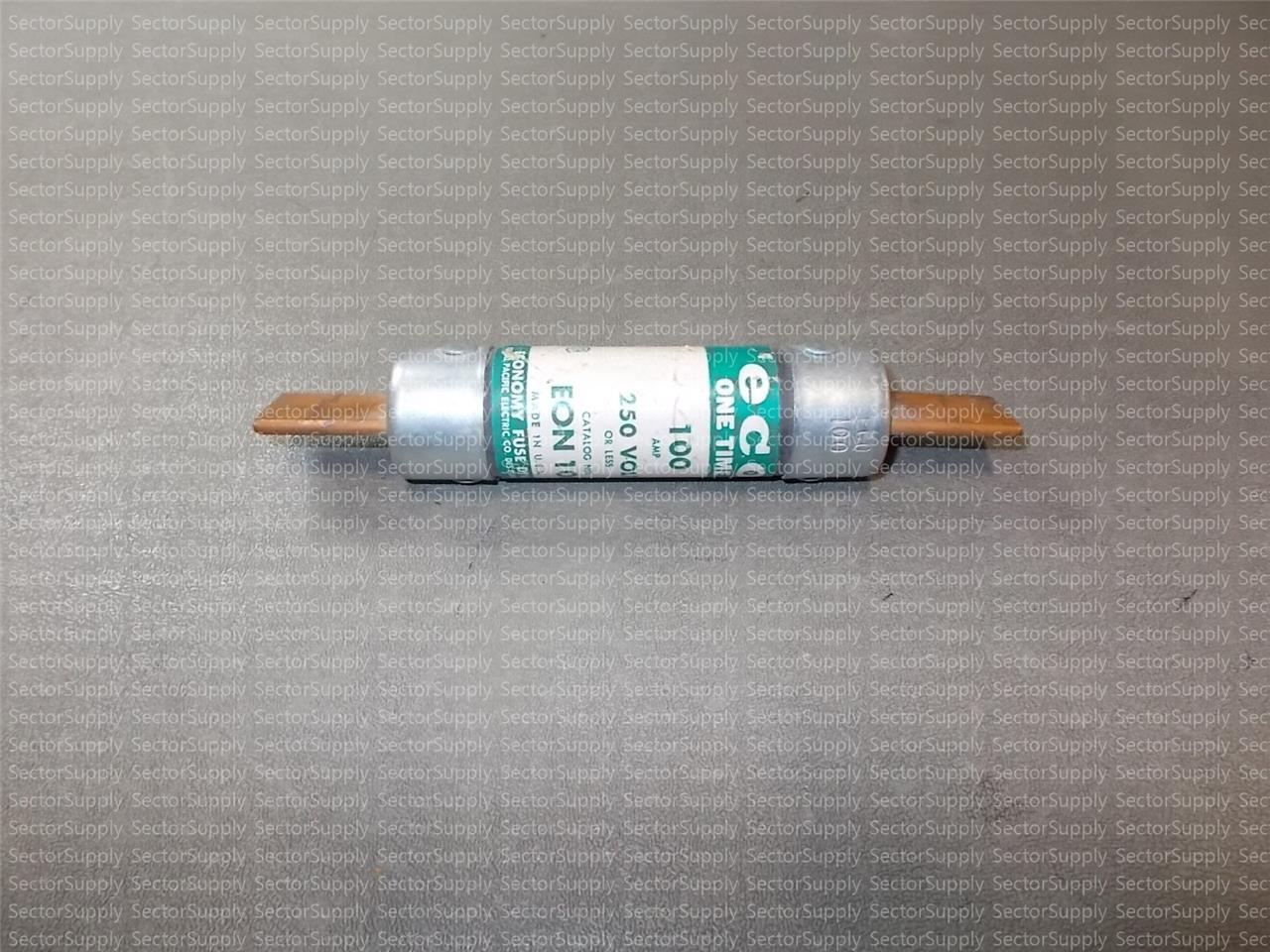 EON 100   250 V  100 AMP  ECO ONE-TIME FUSE