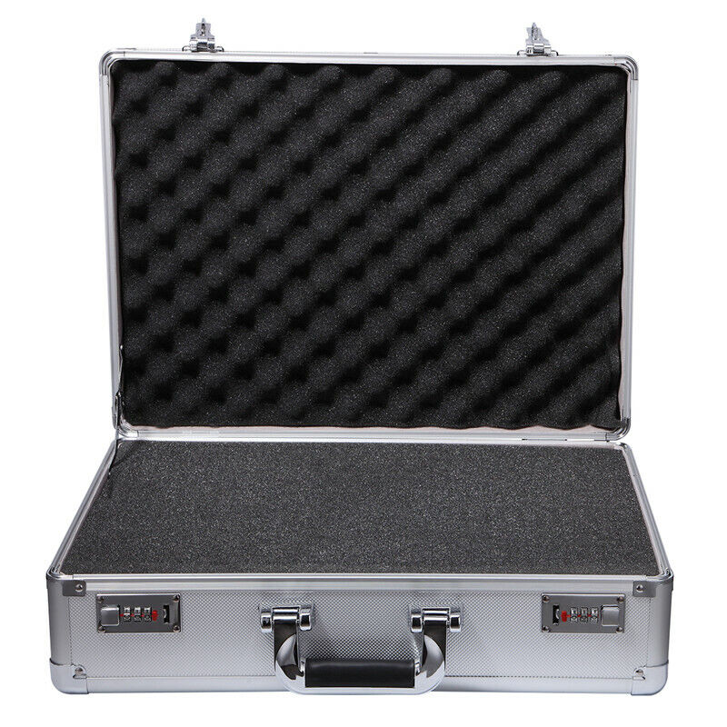 Large Carrying Case Men Suitcase Storage Box Camera Case Instrument with Foam