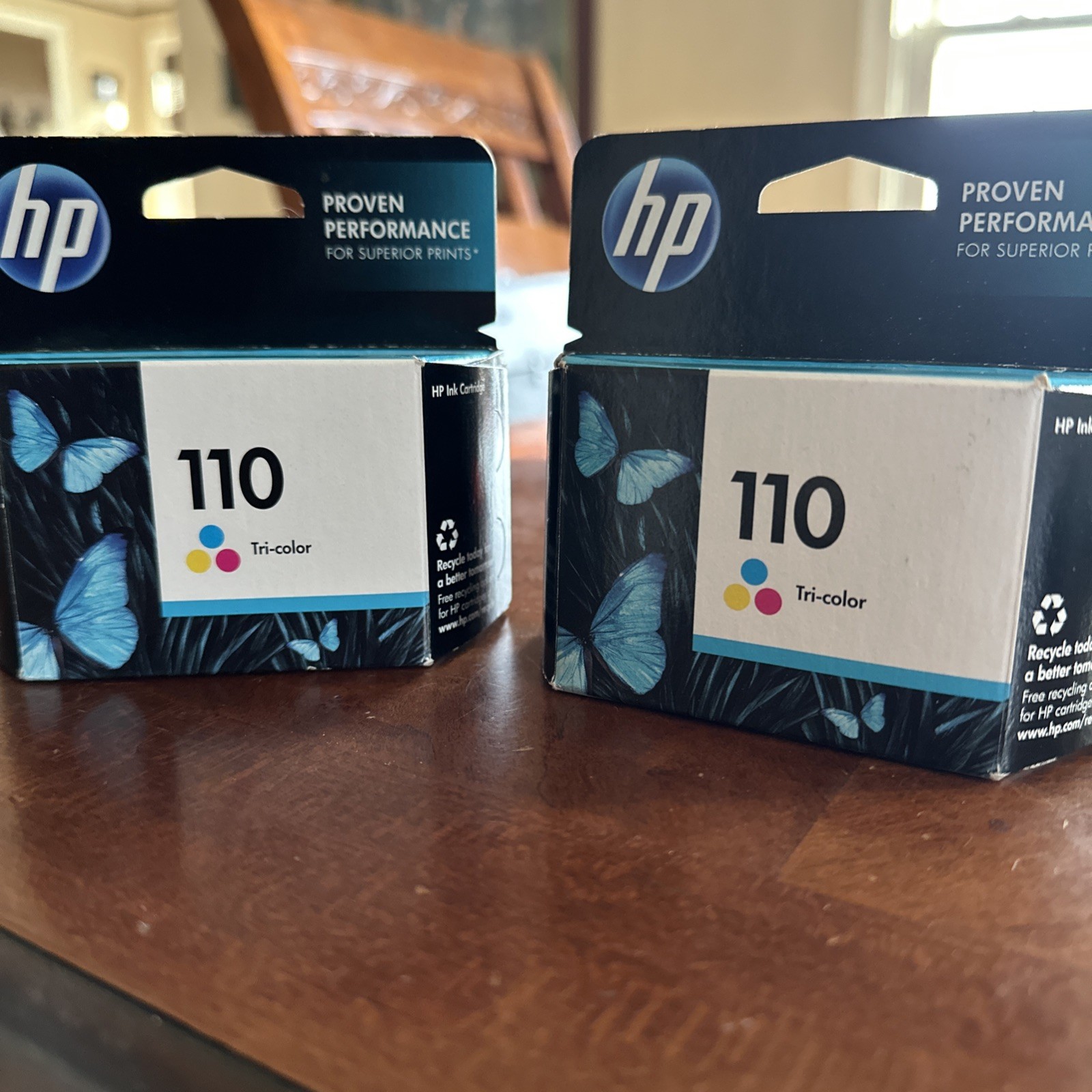 HP 110 Tri Color Ink Cartridge Exp 09/ 2016 New In Box  X2
